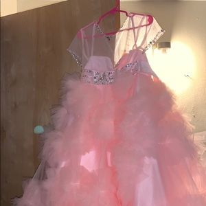 Girl Pink Formal Dress